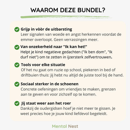 Inhoud van de De Grote Gevoelens Master Bundel (6-11 jaar) – Mental Nest