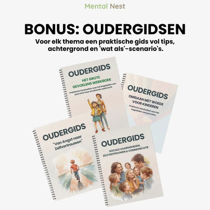 Inhoud van de De Grote Gevoelens Master Bundel (6-11 jaar) – Mental Nest