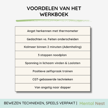 Werkboek: Van Angst naar Zelfvertrouwen (6-11 jaar)
