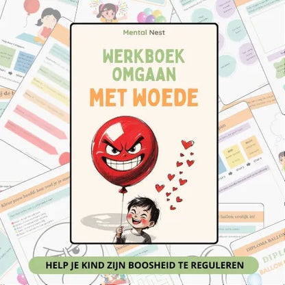 Werkboek om kinderen te helpen met hun woede om te gaan en te reguleren