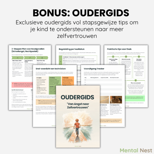 Gratis Oudergids bij angst en paniek. Handvatten voor ouders om te helpen bij paniekaanvallen, schoolweigering en stress bij hun kind.