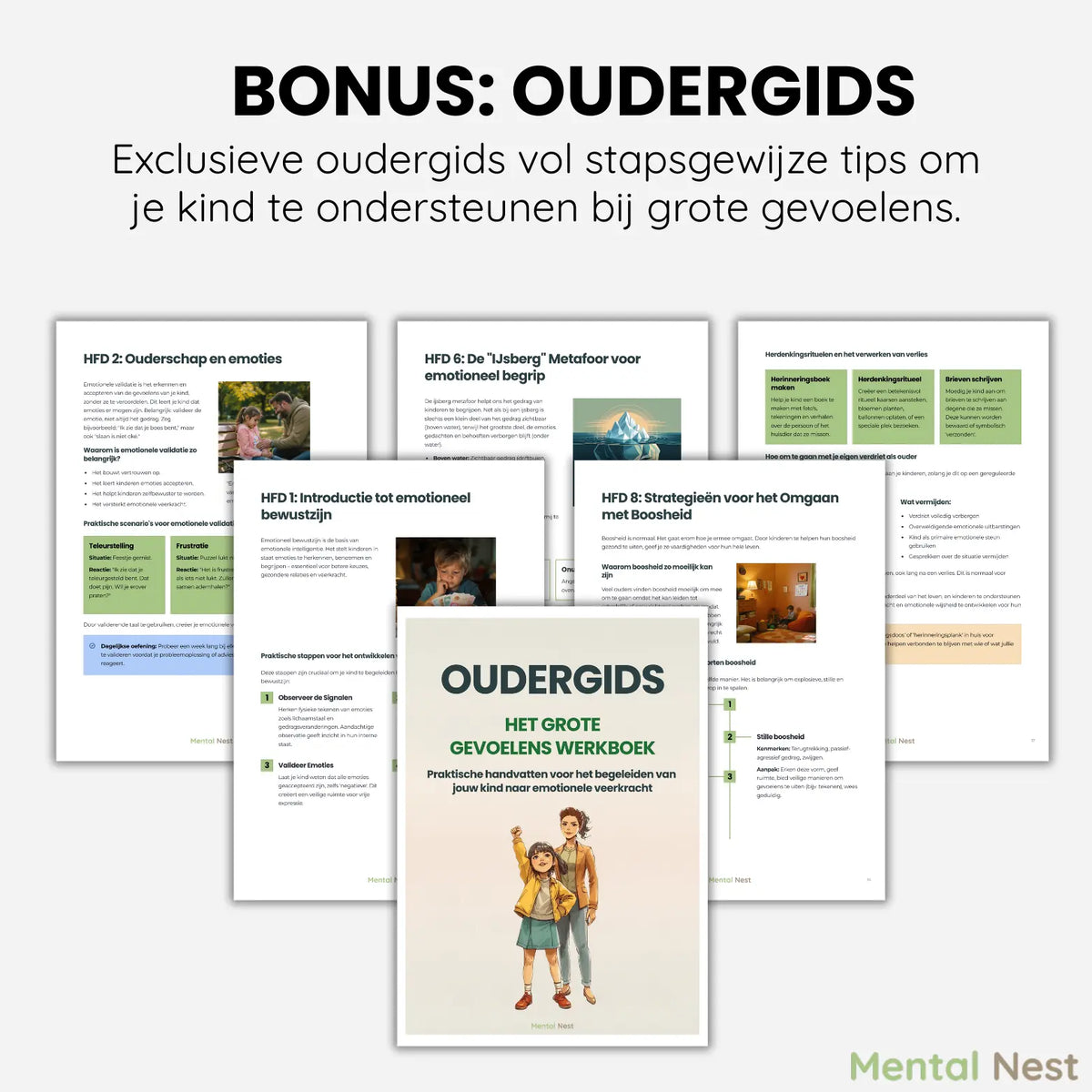 Exclusieve oudergids vol stapsgewijze tips om je kind te ondersteunen bij grote gevoelens.