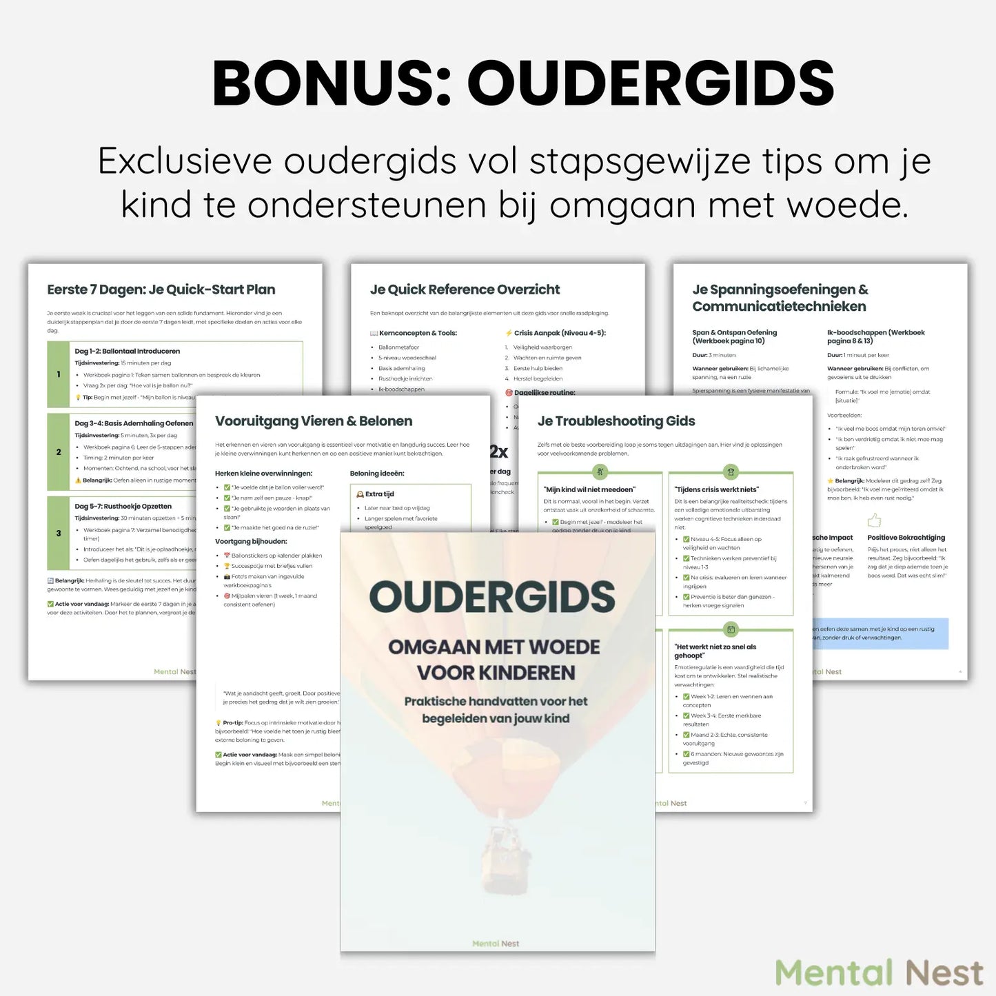 Exclusieve oudergids vol stapsgewijze tips om je kind te ondersteunen bij omgaan met woede.