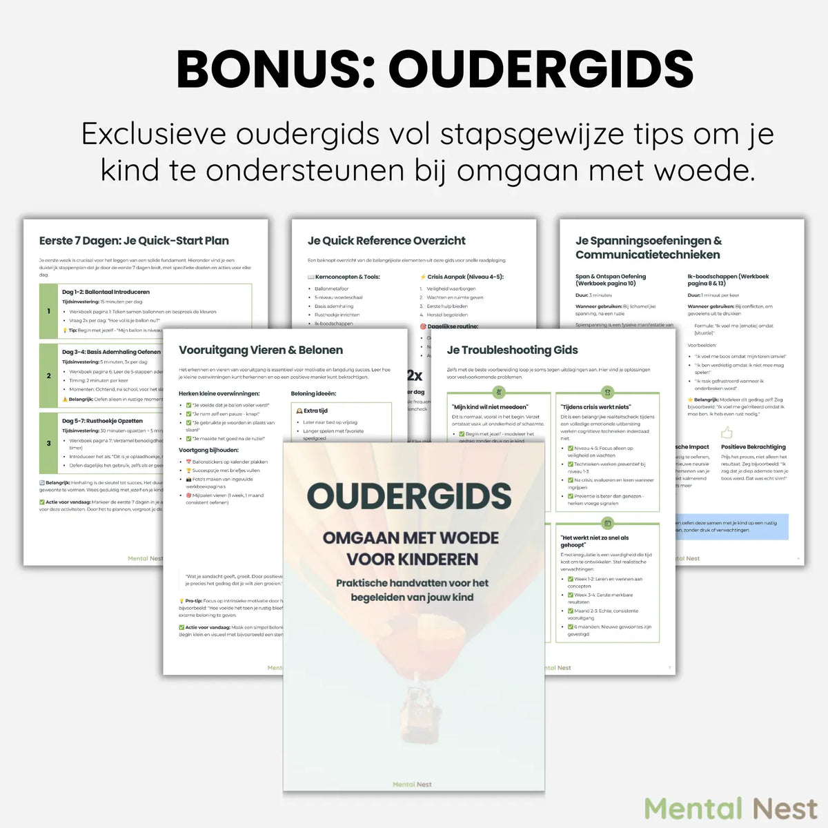 Exclusieve oudergids vol stapsgewijze tips om je kind te ondersteunen bij omgaan met woede.