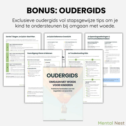Exclusieve oudergids vol stapsgewijze tips om je kind te ondersteunen bij omgaan met woede.