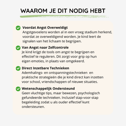 Werkboek: Van Angst naar Zelfvertrouwen (6-11 jaar)