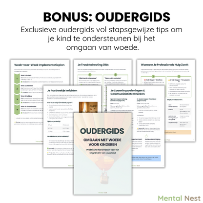 Werkboek: Omgaan met woede (6-11 jaar)