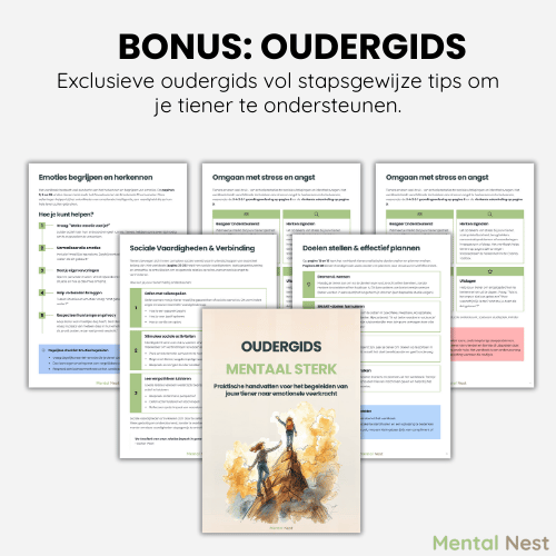 Resultaten met Mentaal Sterk: Werkboek voor tieners (12–18 jaar) + oudergids – Mental Nest