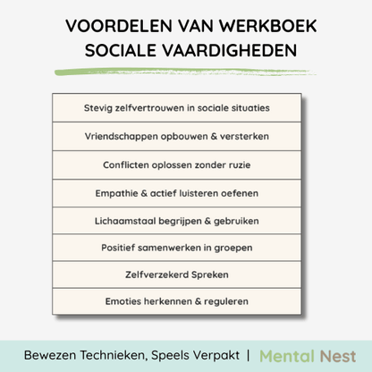 Werkboek: Sociale Vaardigheden (6-12 Jaar)