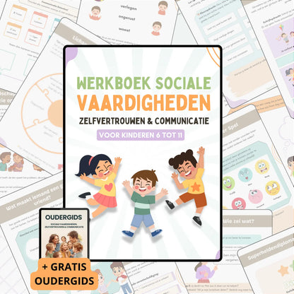 Werkboek: Sociale Vaardigheden (6-12 Jaar) + oudergids – Mental Nest