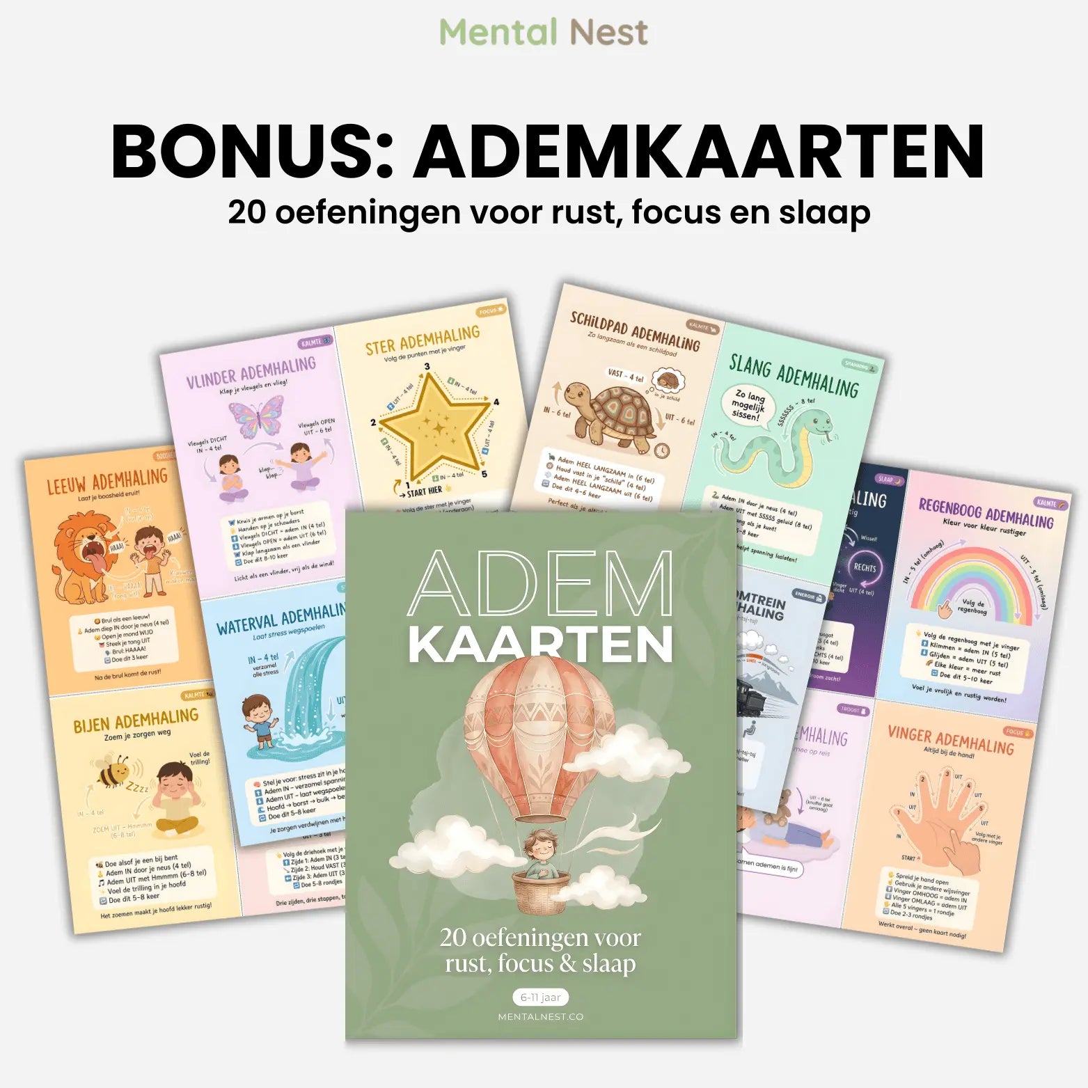 20 oefeningen voor rust, focus en slaap
