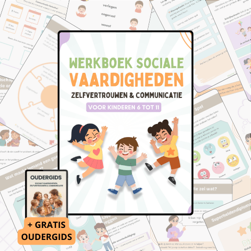 Werkboek Sociale Vaardigheden en Communicatie voor Kinderen van Mental Nest