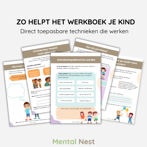 Een overzicht van de pagina's vanuit het werkboek