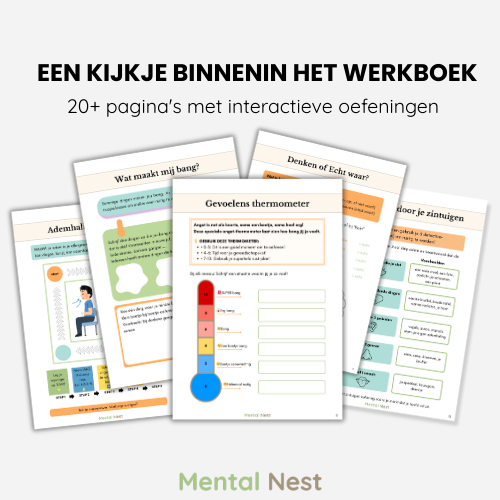 inhoud werkboek van angst naar zelfvertrouwen deel 1