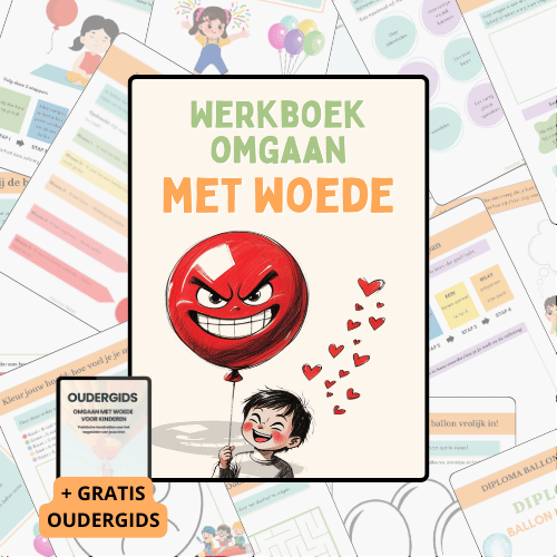 Werkboek om kinderen te helpen met hun woede om te gaan en te reguleren